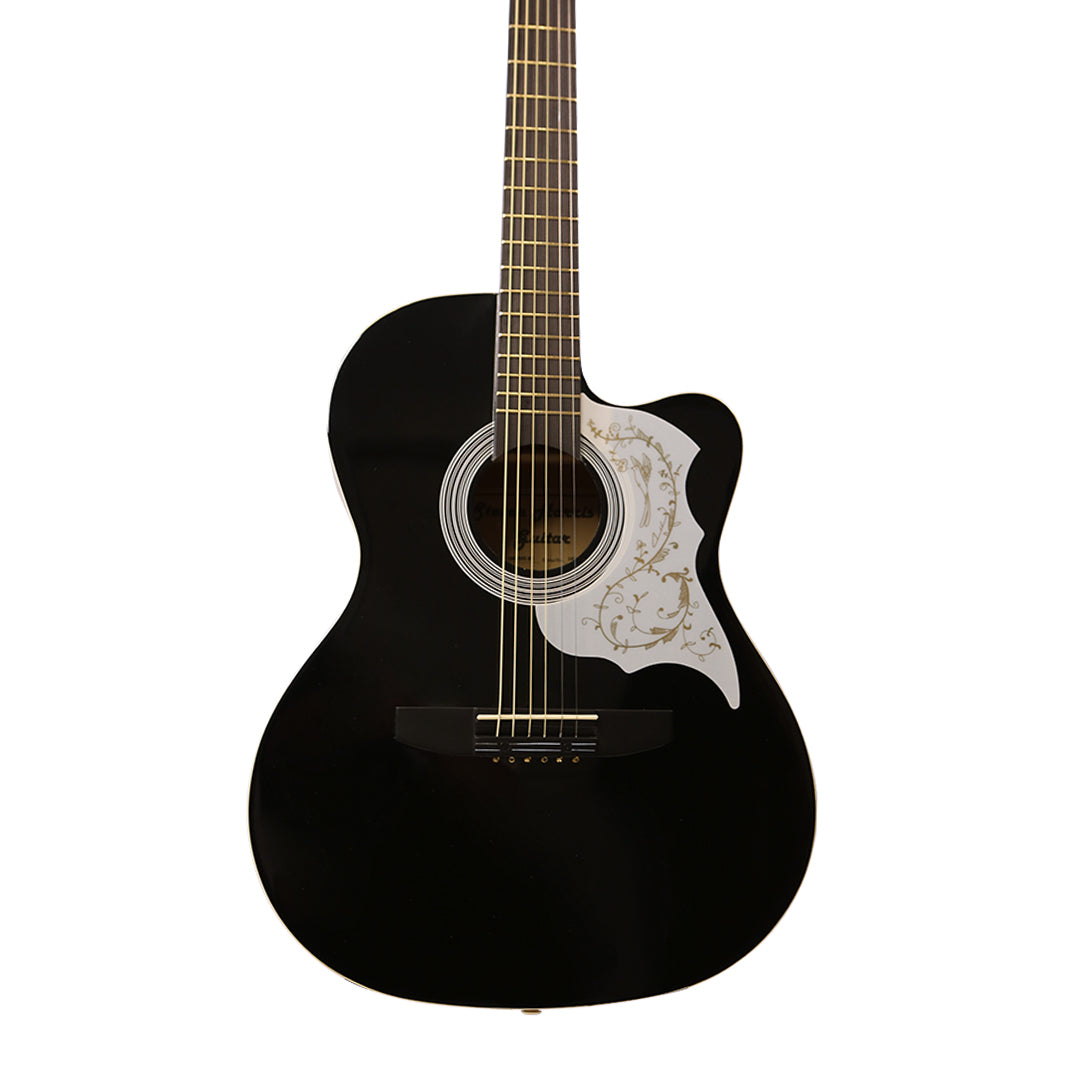 Steven Harris CAG-200C-BLK Cutaway Acoustic Guitar